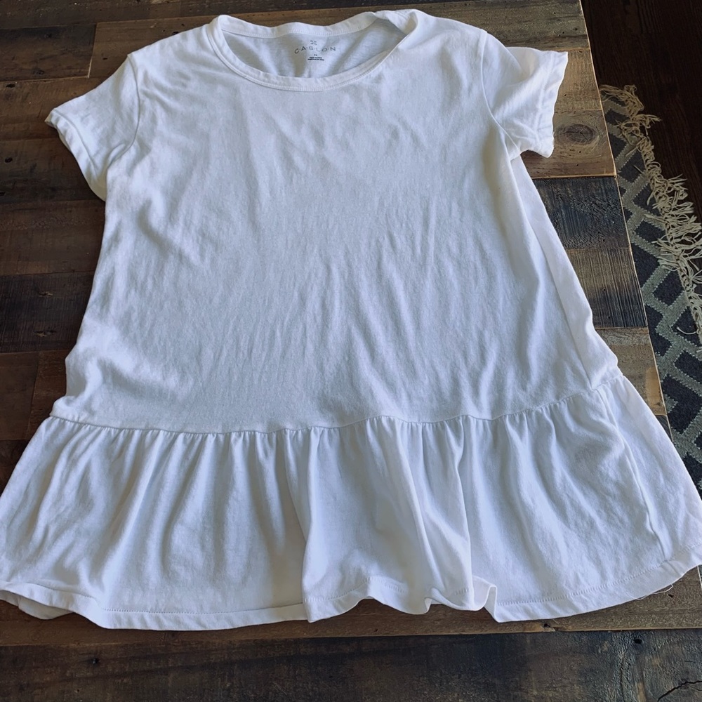 Caslon white boho shirt